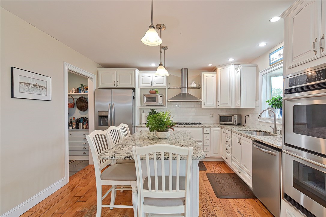 Kitchen and side pantry