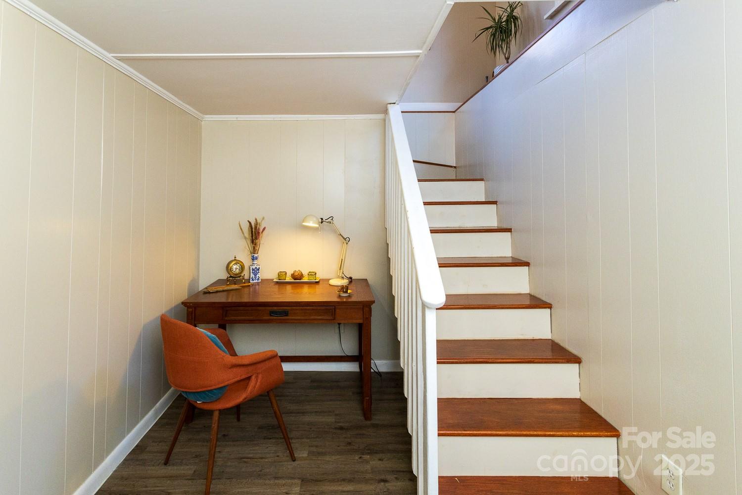87 Pershing Road Asheville, NC 28805 - Photo 23 of 48 a view of entryway with wooden floor