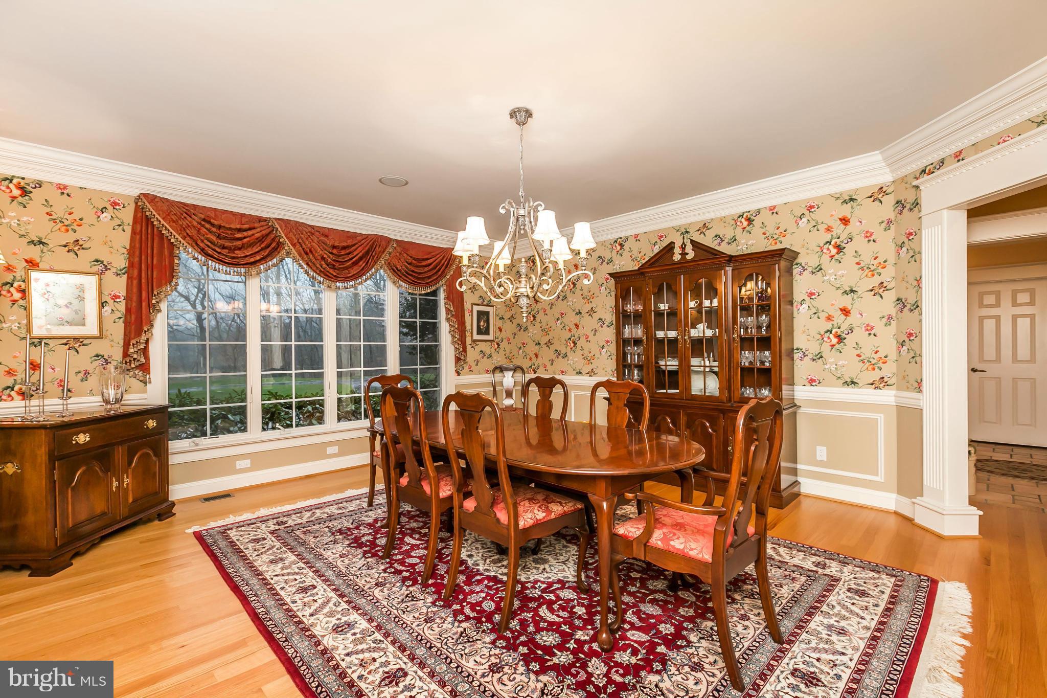 109 Graystone Farm Road Parkton, MD 21120 - Photo 6 of 30 Dining Room with Crown Molding and HW Floors!!