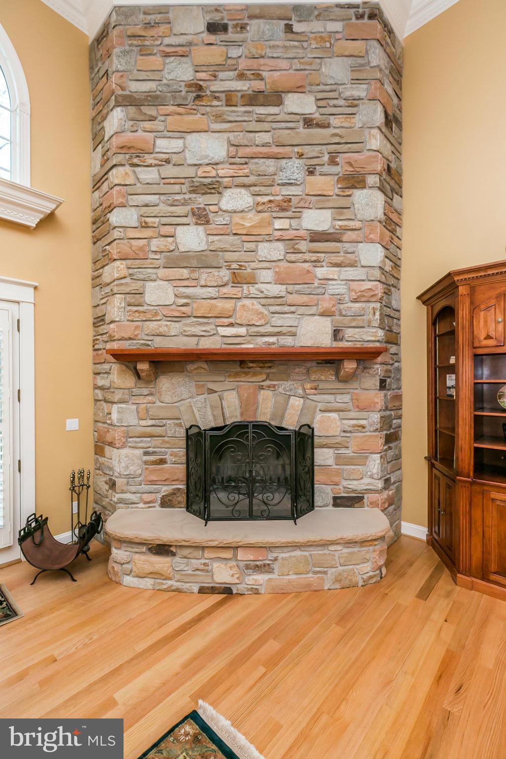 109 Graystone Farm Road Parkton, MD 21120 - Photo 8 of 30 Custom built stone-stacked fireplace!!