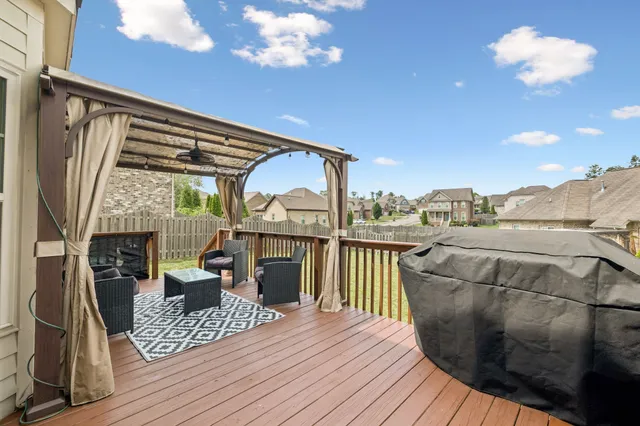 a view of balcony and deck