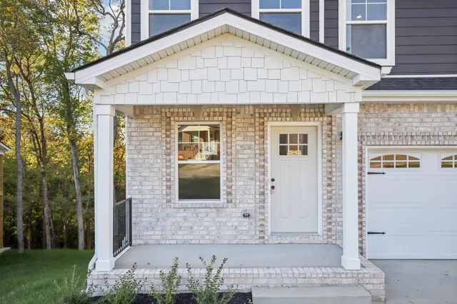 a view of front door of house
