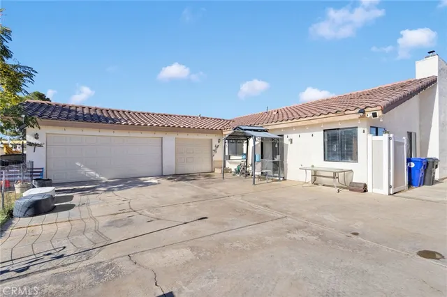 a view of a house with patio
