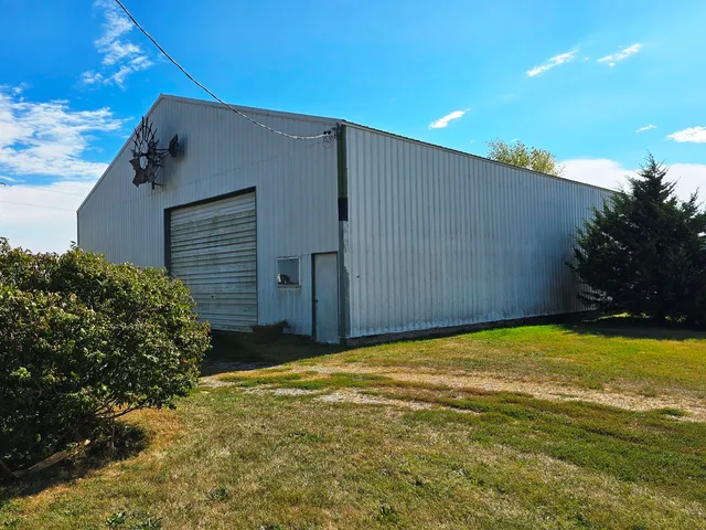 a view of an outdoor space and swimming pool