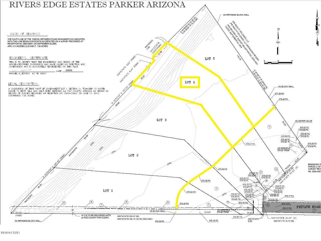 7864 Riverside Drive Parker, AZ 85344 - Photo 6 of 6 LOT 4 PLAT