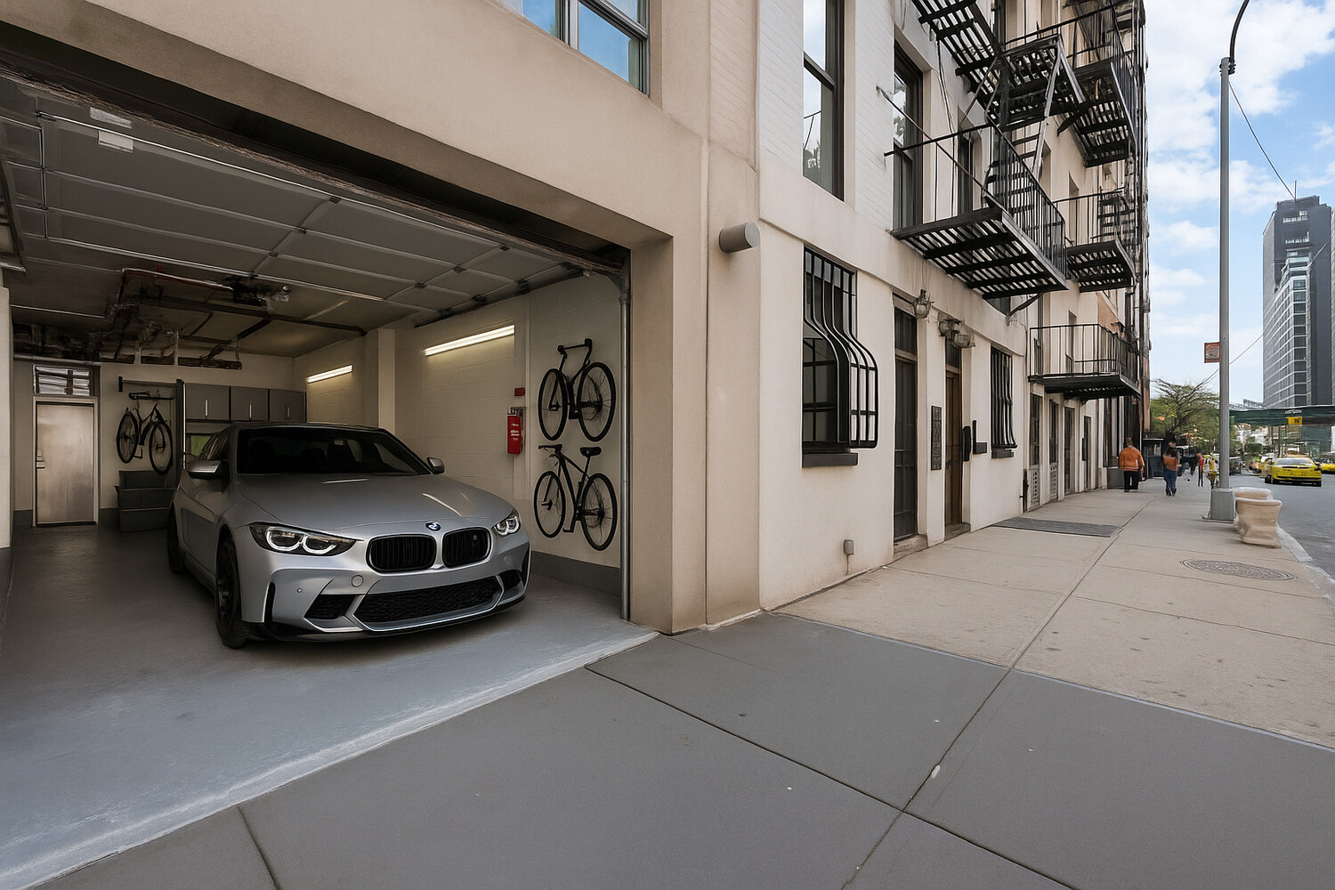 444 West 19th Street, Unit 201 Manhattan, NY 10011 - Photo 11 of 12 a car parked in front of building