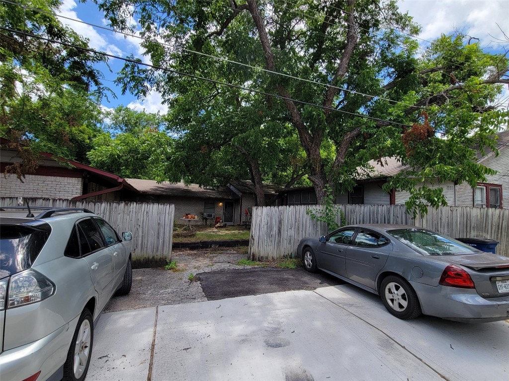 4627 Depew Avenue Austin, TX 78751 - Photo 10 of 30 a view of a backyard with a car parked