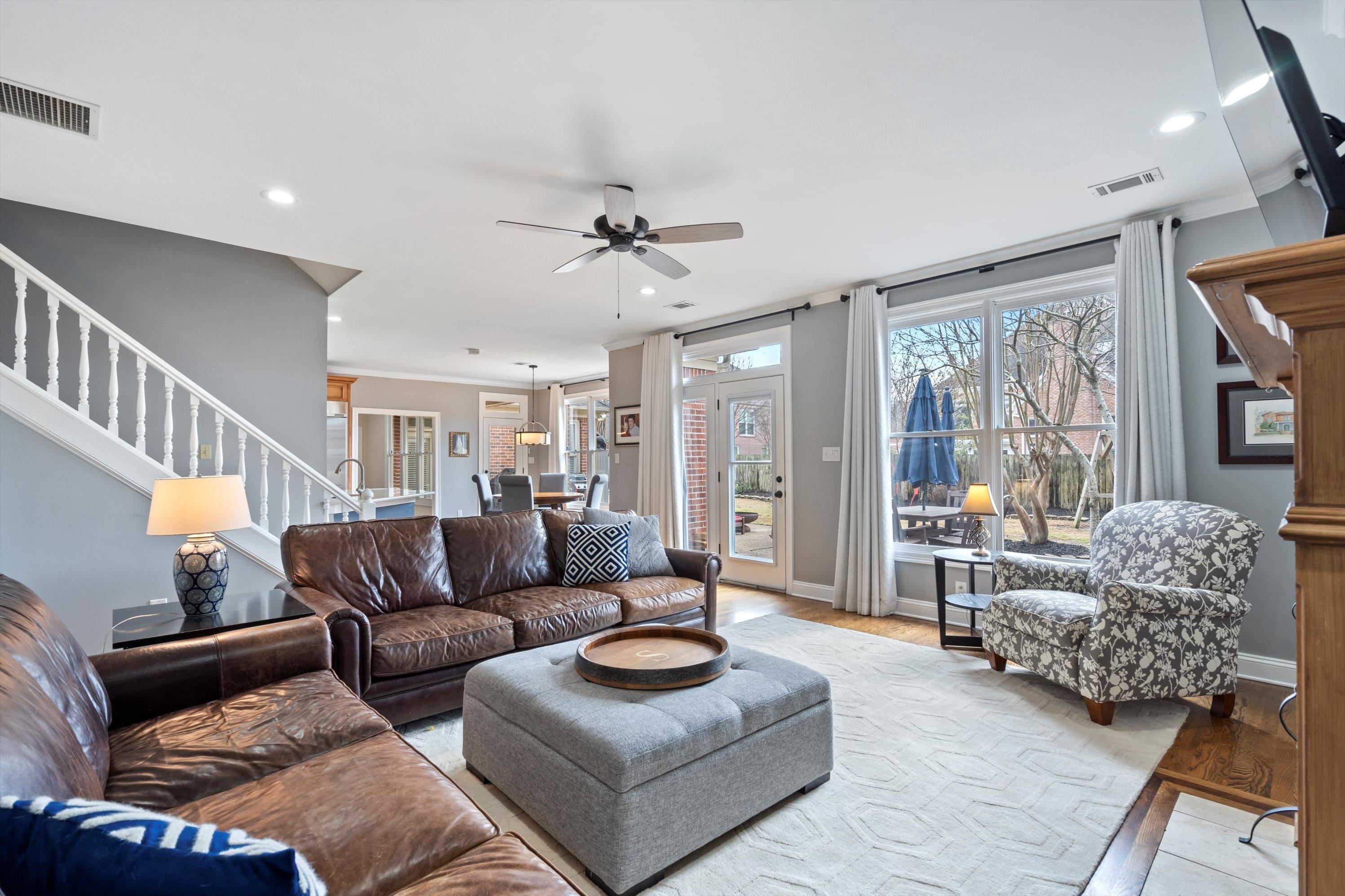 9335 Gresham Cove Germantown, TN 38139 - Photo 18 of 40 View from Keeping Room through Breakfast Room and back stairs