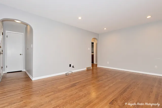 a view of an empty room