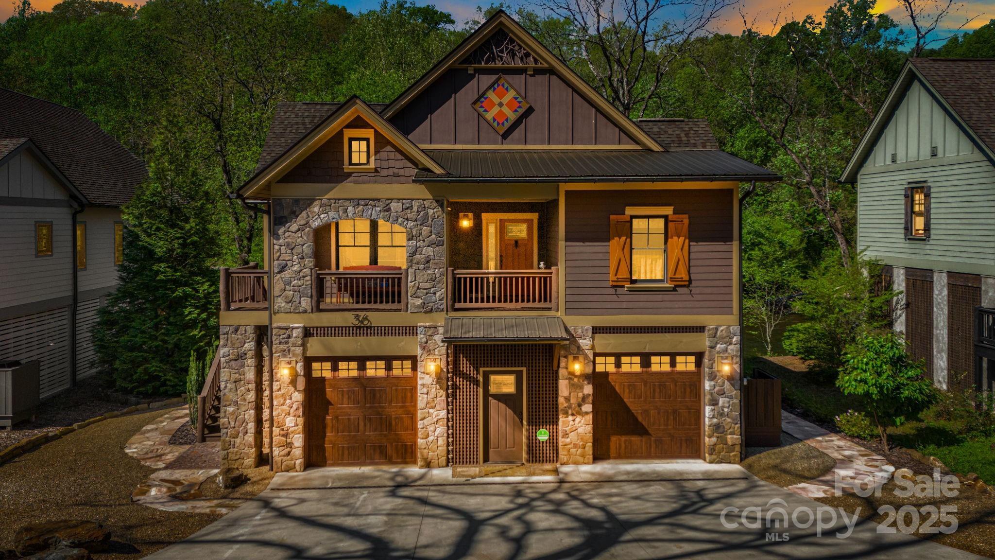 36 Chimney Stone Way Cullowhee, NC 28723 - Photo 2 of 47 a front view of a house
