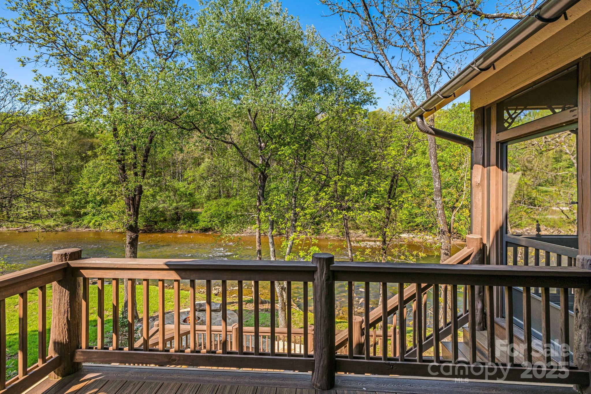 36 Chimney Stone Way Cullowhee, NC 28723 - Photo 27 of 47 a view of city from a balcony