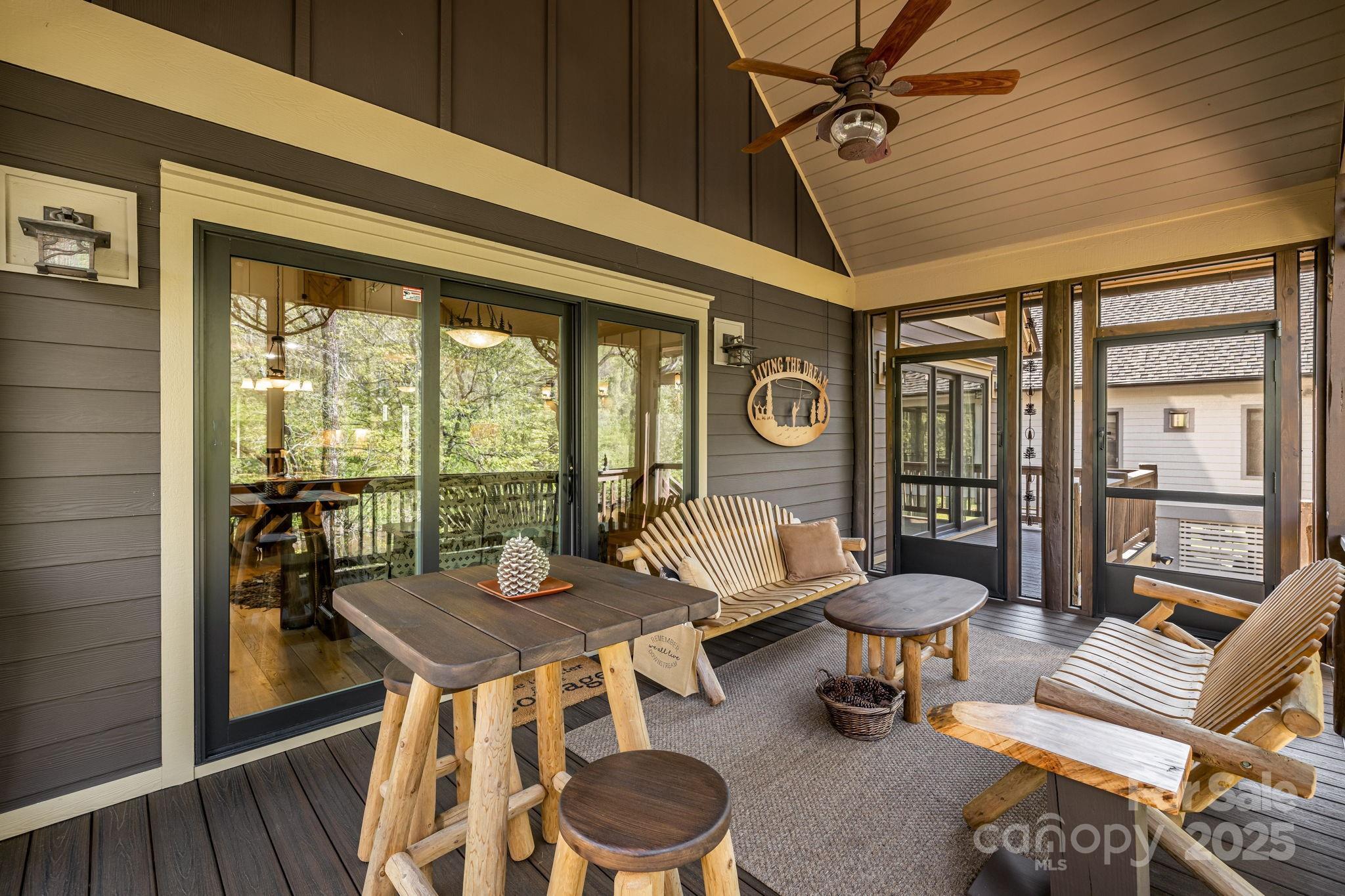 36 Chimney Stone Way Cullowhee, NC 28723 - Photo 30 of 47 a outdoor space with furniture and outdoor seating