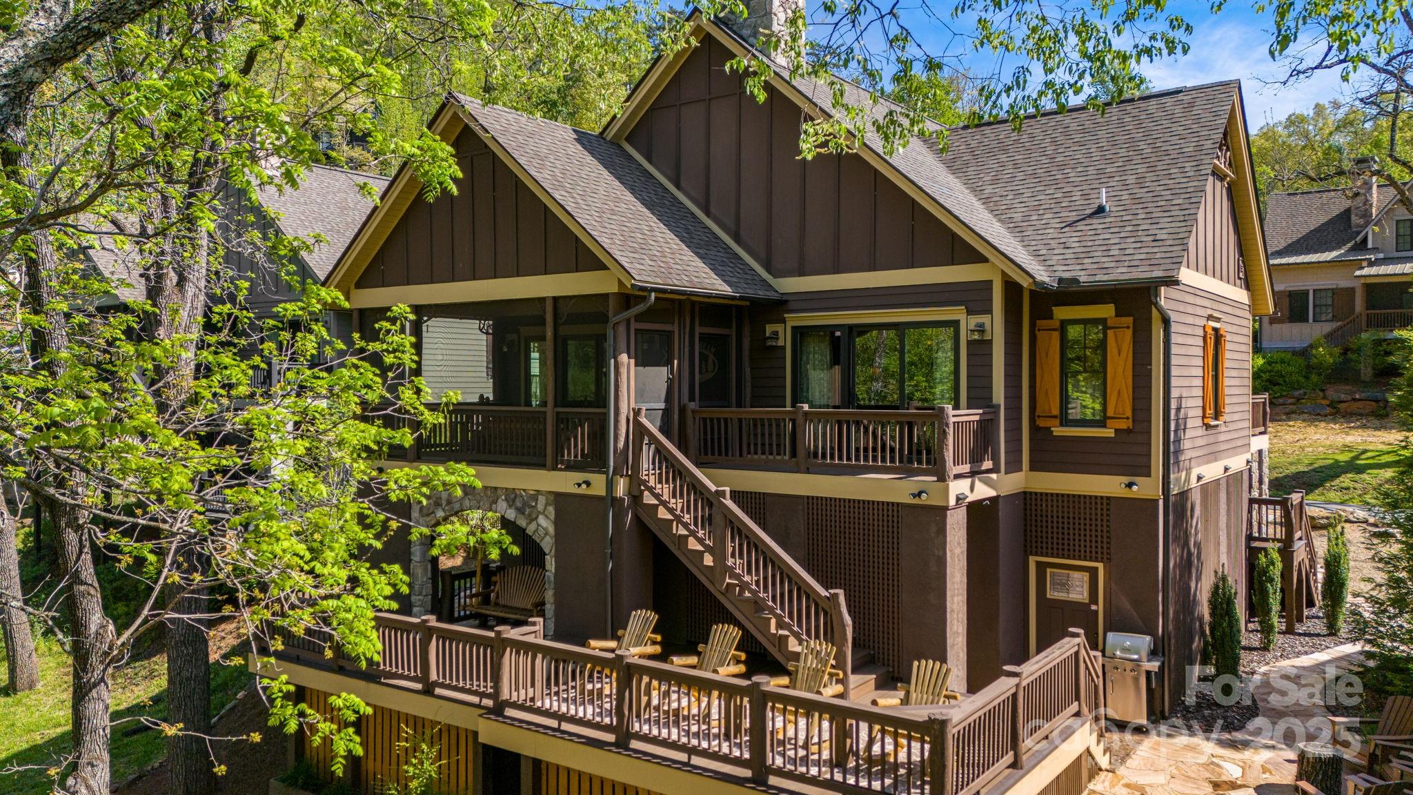 36 Chimney Stone Way Cullowhee, NC 28723 - Photo 42 of 47 a front view of house with street view