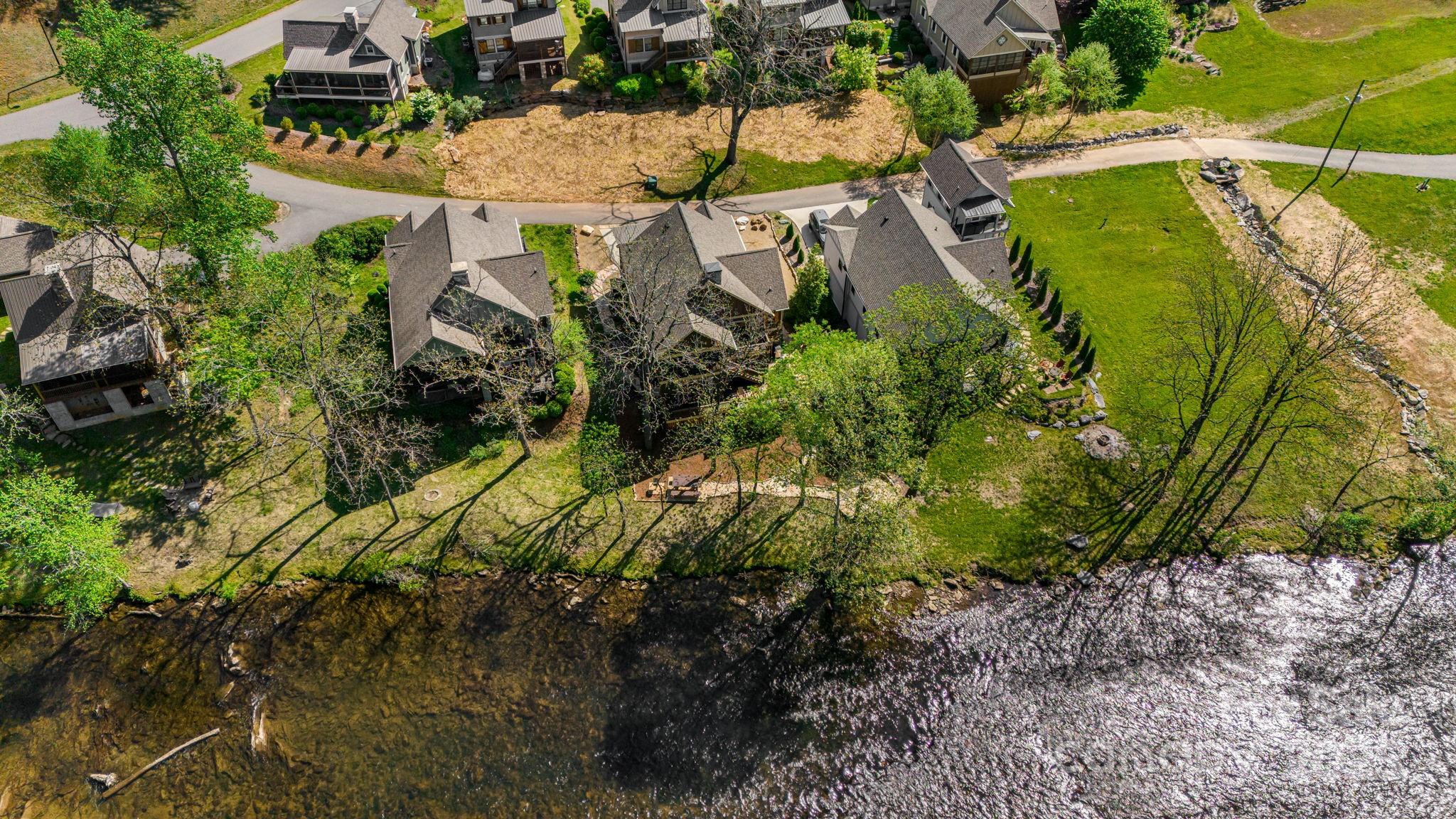 36 Chimney Stone Way Cullowhee, NC 28723 - Photo 46 of 47 an aerial view of a house with a yard