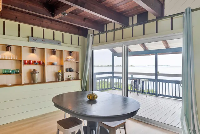 a view of railway station with porch