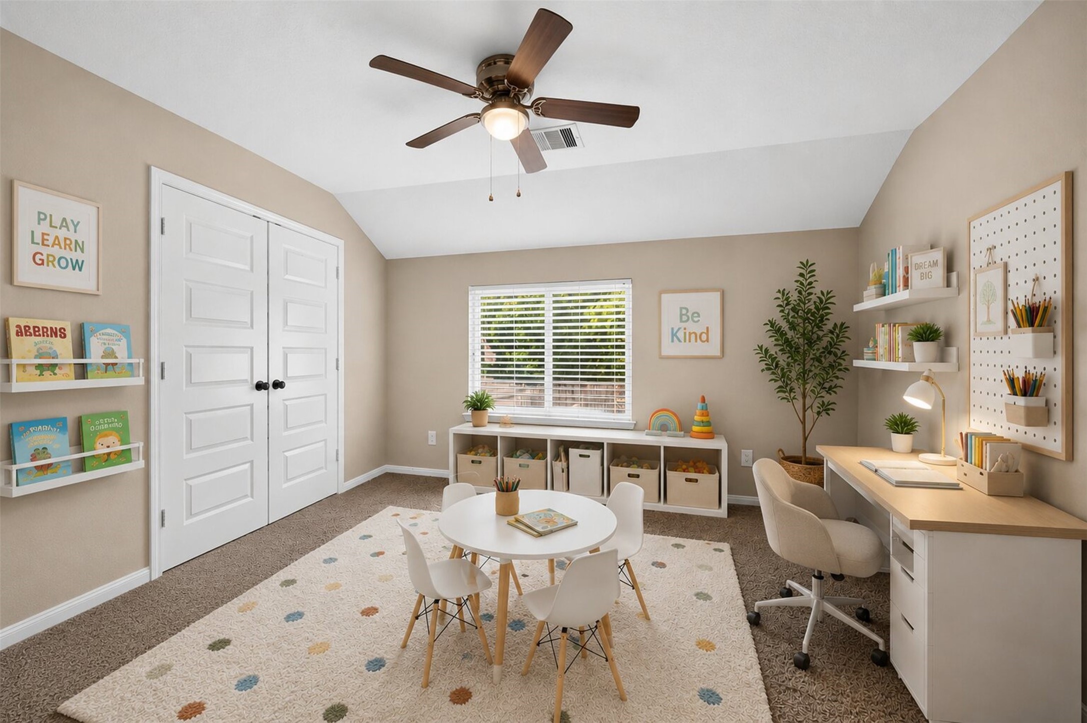 6234 Avon Landing Lane Spring, TX 77379 - Photo 31 of 49 The third bedroom upstairs could be used as a playroom, craft room, or another bedroom. The three secondary bedrooms are generously sized with nice walk-in closets. Virtually staged to show you ideas for your own needs.
