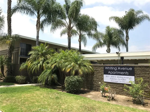 a sign that is in front of a building