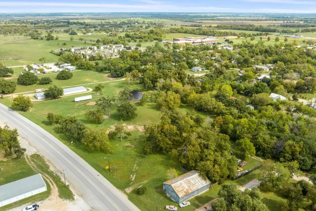 a view of city and ocean