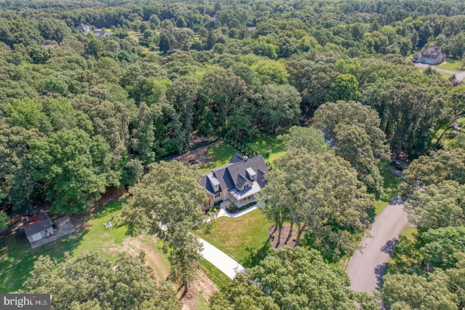 4 Rivers End Drive Seaford, DE 19973 - Photo 36 of 38 an aerial view of residential house with outdoor space and trees all around