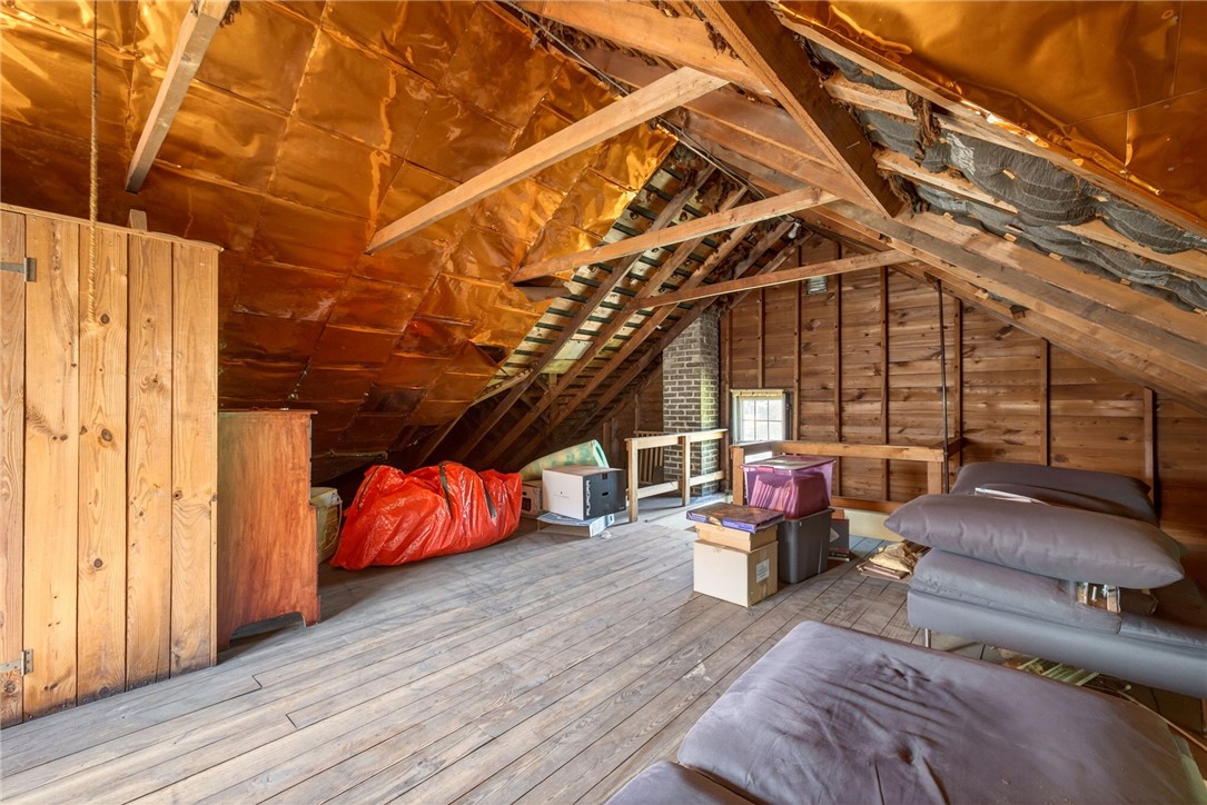 29 Elmcroft Road Rochester, NY 14609 - Photo 30 of 42 Unfinished walk-up attic offers excellent potentia