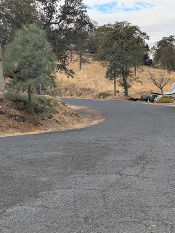 a view of a lake with mountain
