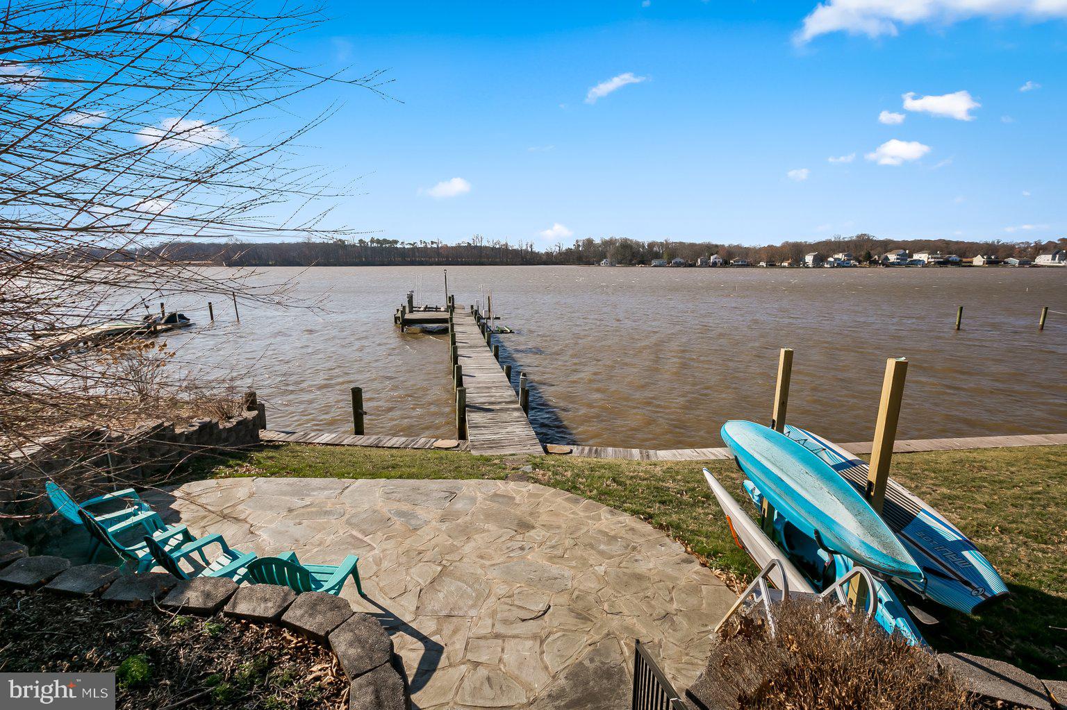 5907 Loreley Beach Road White Marsh, MD 21162 - Photo 17 of 60 Beautiful stone patio w/ kayak & paddle board rack