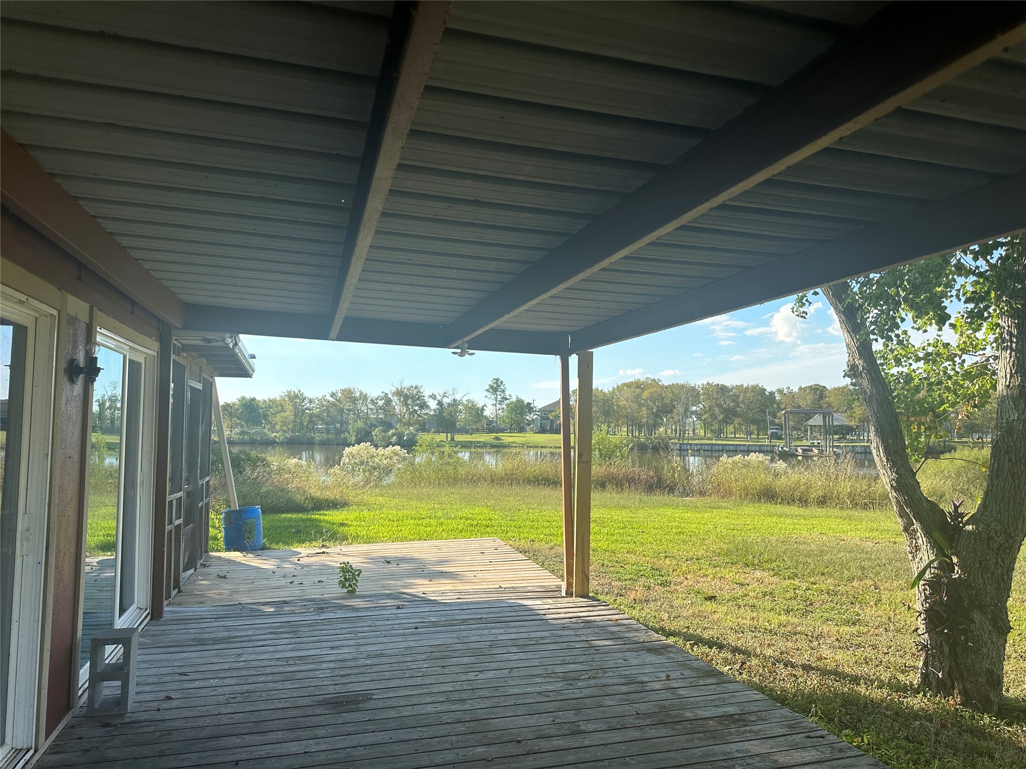 1414 Angle Road Angleton, TX 77515 - Photo 22 of 24 a view of ocean with a big yard