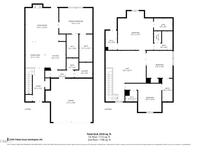 $385,000 | 2365 Tribek Court, Burlington, NC 27215