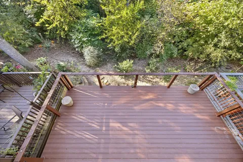 a picture of a bench in front of door