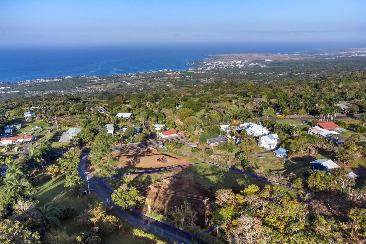 76-1015 Lot 2-a-2 Waiono Ranch Road Holualoa, HI 96725 - Photo 16 of 29 an aerial view of residential houses with outdoor space