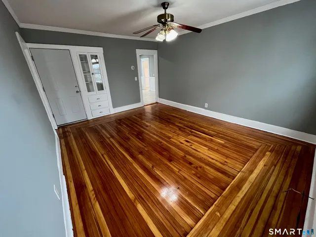 a close view of closet