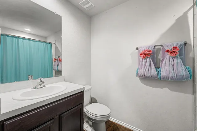 a bathroom with a sink and a toilet