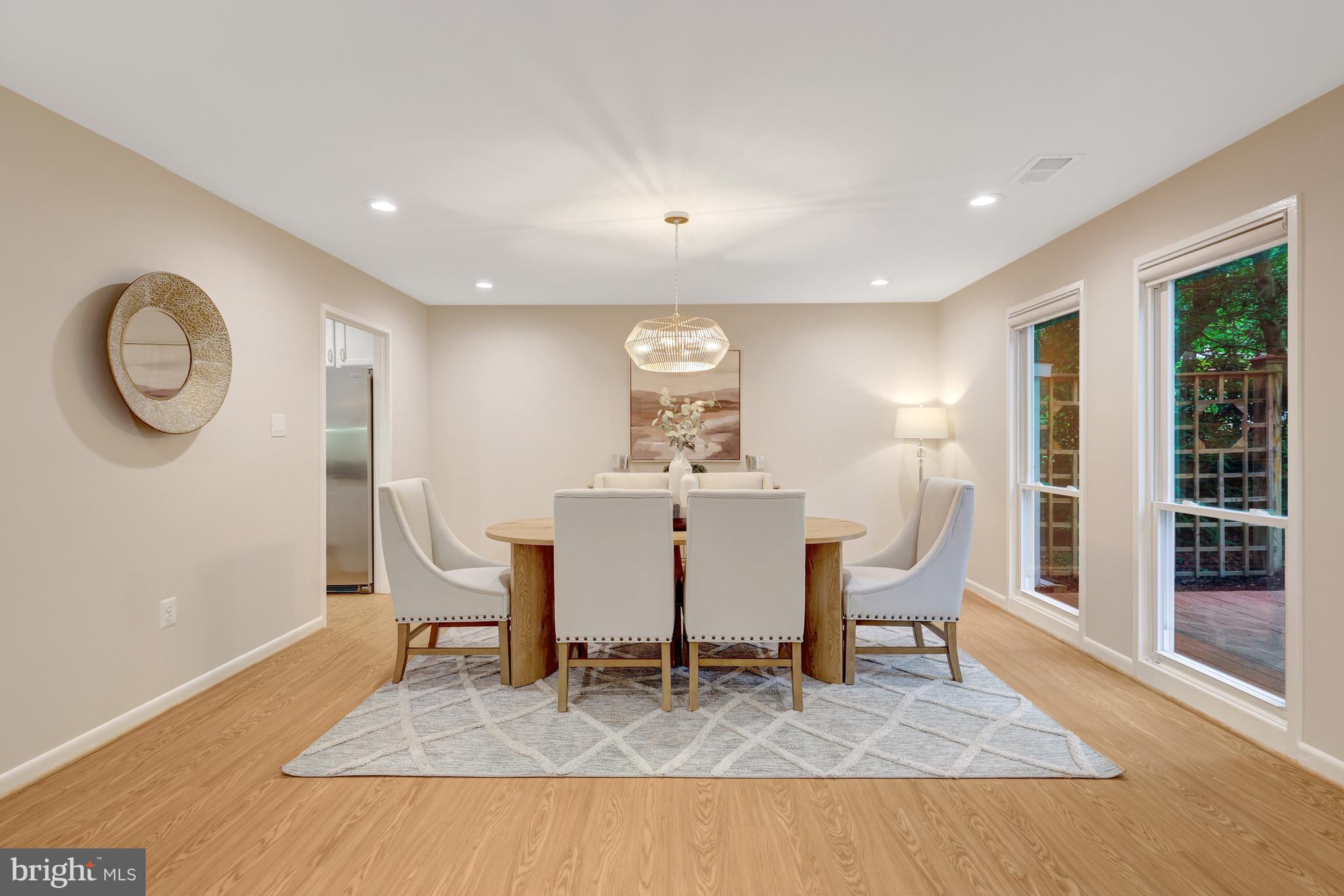1600 Wainwright Drive Reston, VA 20190 - Photo 10 of 55 Bright and spacious dining room.