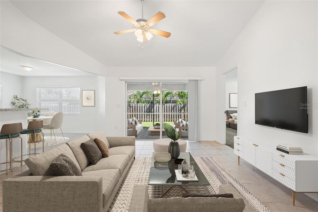 662 Flamingo Road Venice, FL 34293 - Photo 7 of 34 Virtually Staged - Living Room