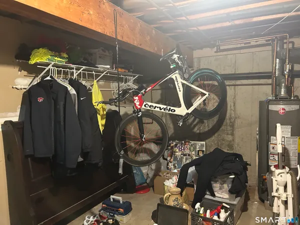 a view of storage and utility room
