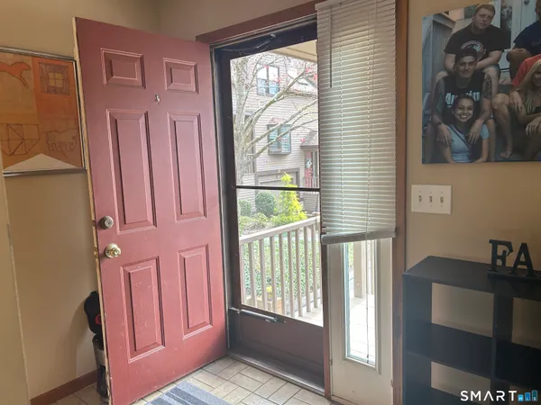a view of front door