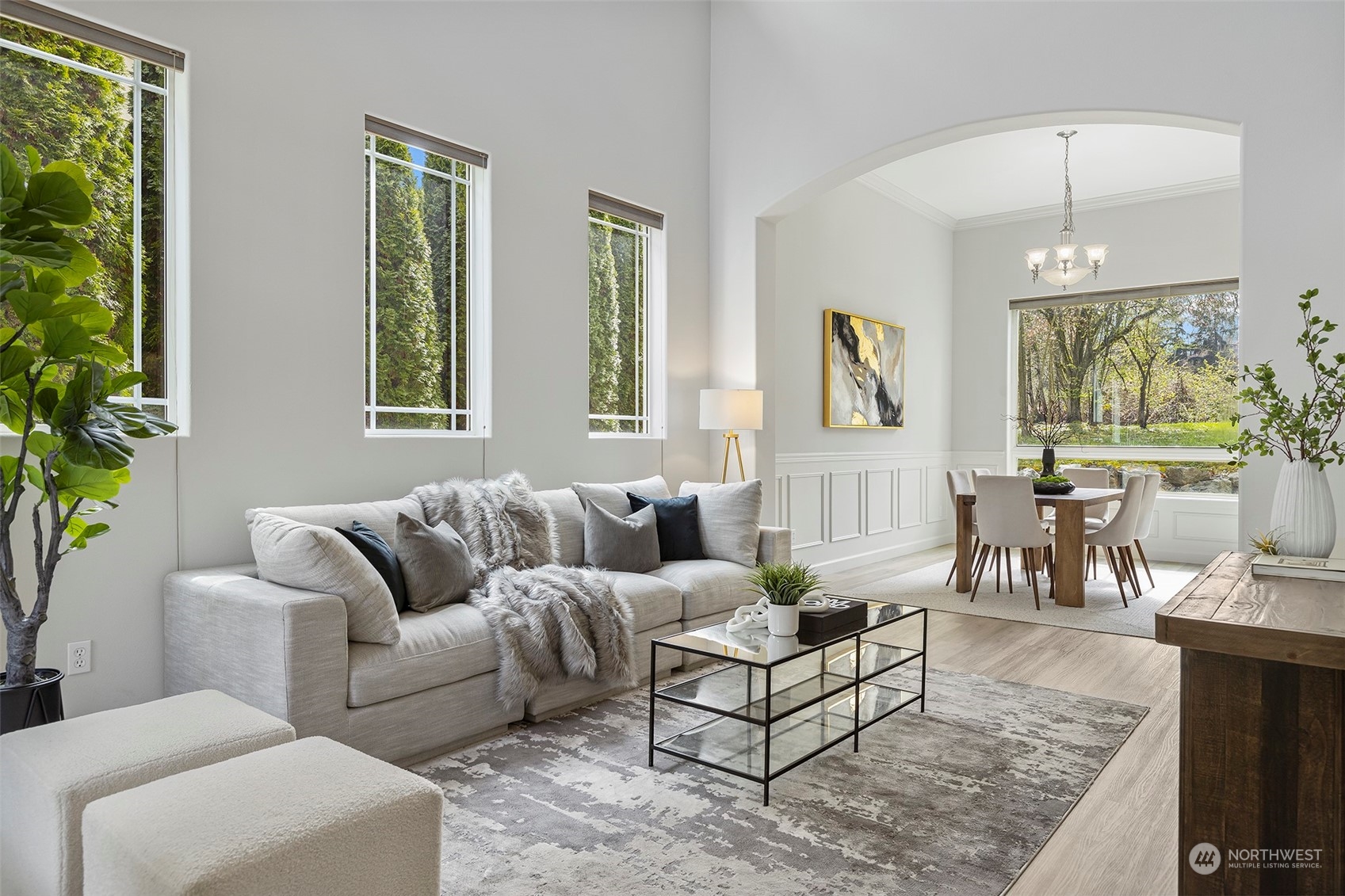202 199th Street Southwest Bothell, WA 98012 - Photo 3 of 30 a living room with furniture and a large window