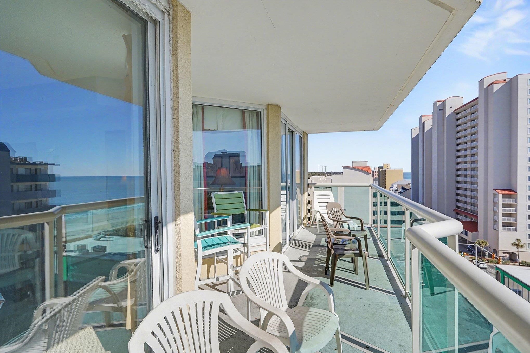 1707 Perrin Drive, Unit 701 North Myrtle Beach, SC 29582 - Photo 31 of 40 View of balcony