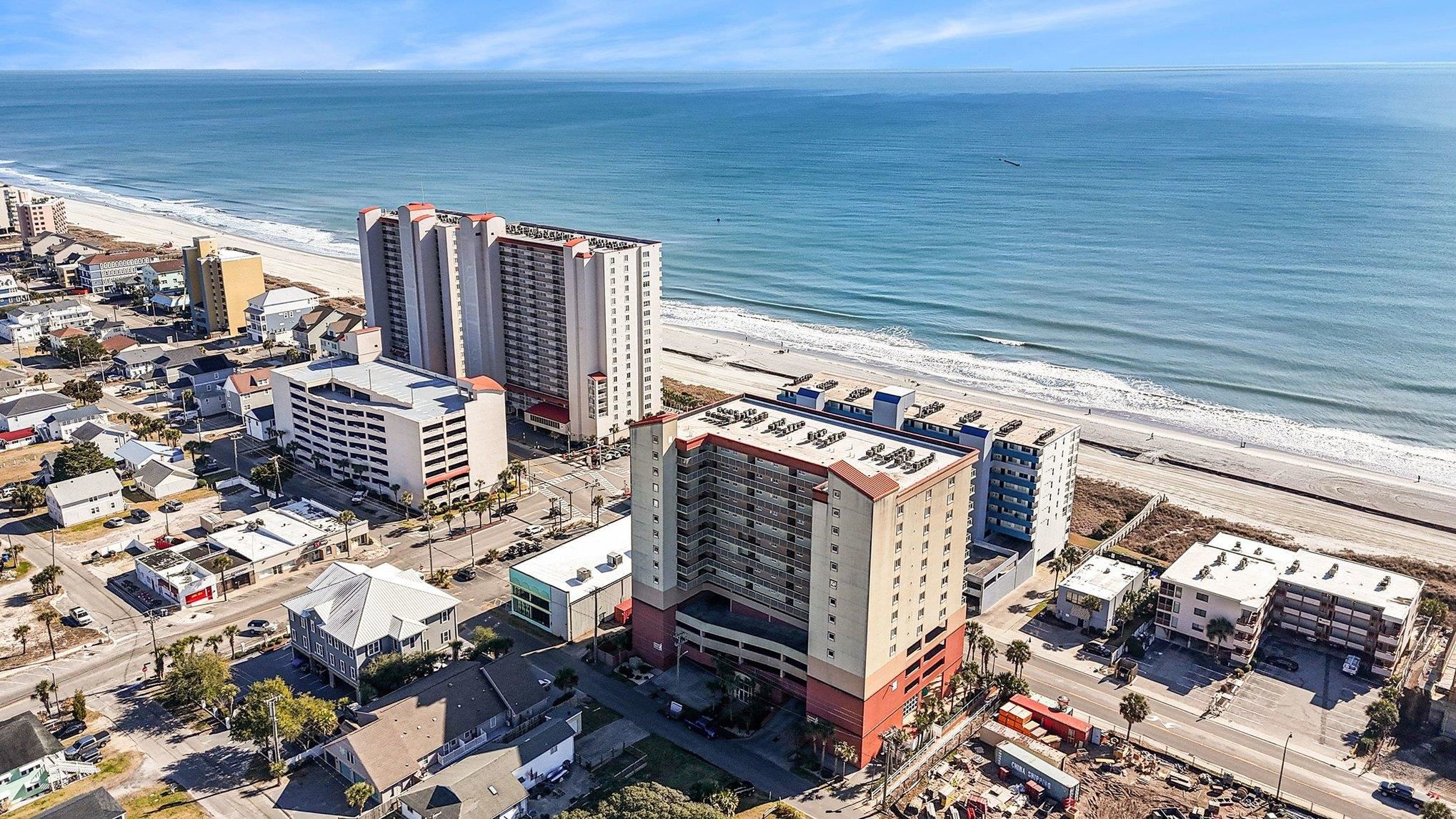 1707 Perrin Drive, Unit 701 North Myrtle Beach, SC 29582 - Photo 37 of 40 Aerial view of expansive coastline