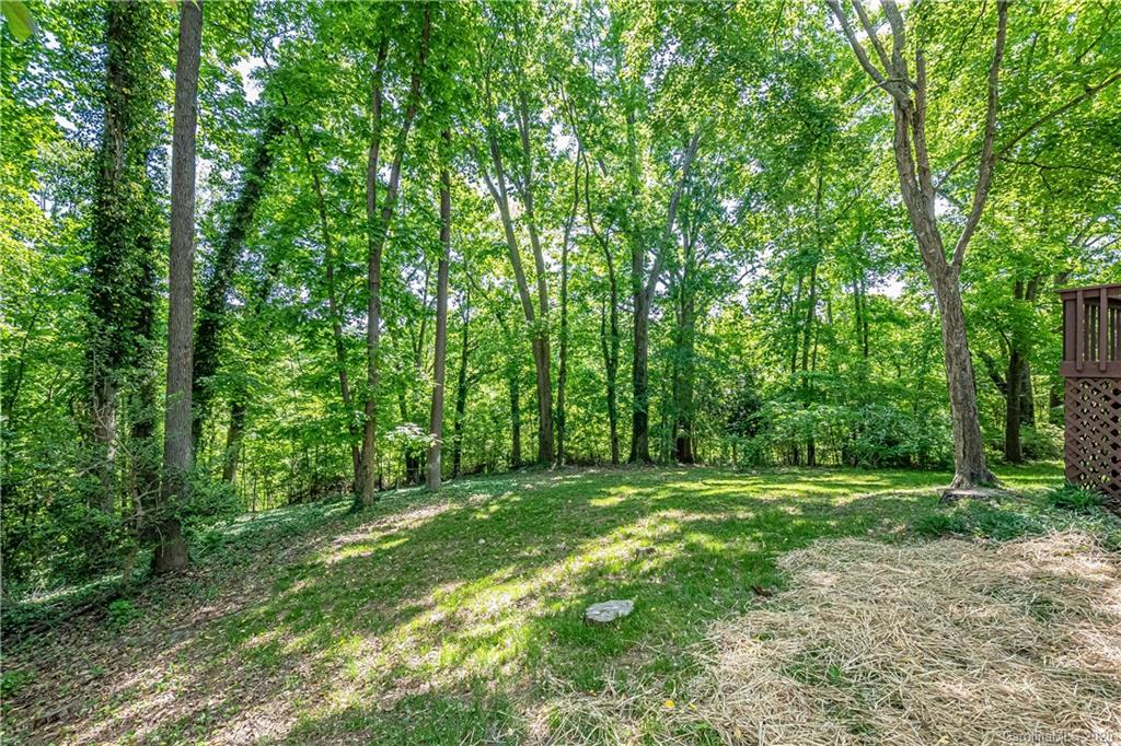 7415 Watercrest Road Charlotte, NC 28210 - Photo 31 of 35 a big yard with lots of green space and trees in the background