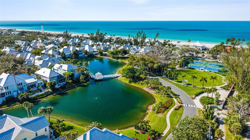 162 Blackwall Court Boca Grande, FL 33921 - Photo 55 of 62 an aerial view of a residential houses with outdoor space and trees all around