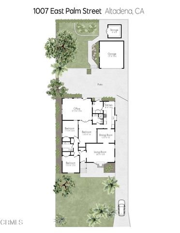 $930,000 | 1007 East Palm Street, Altadena, CA 91001