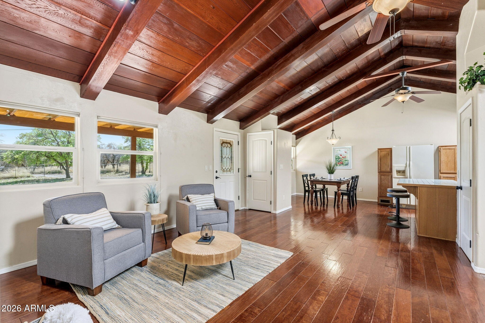 9626 South Turkey Track Road Hereford, AZ 85615 - Photo 16 of 54 Vault Wood Ceilings