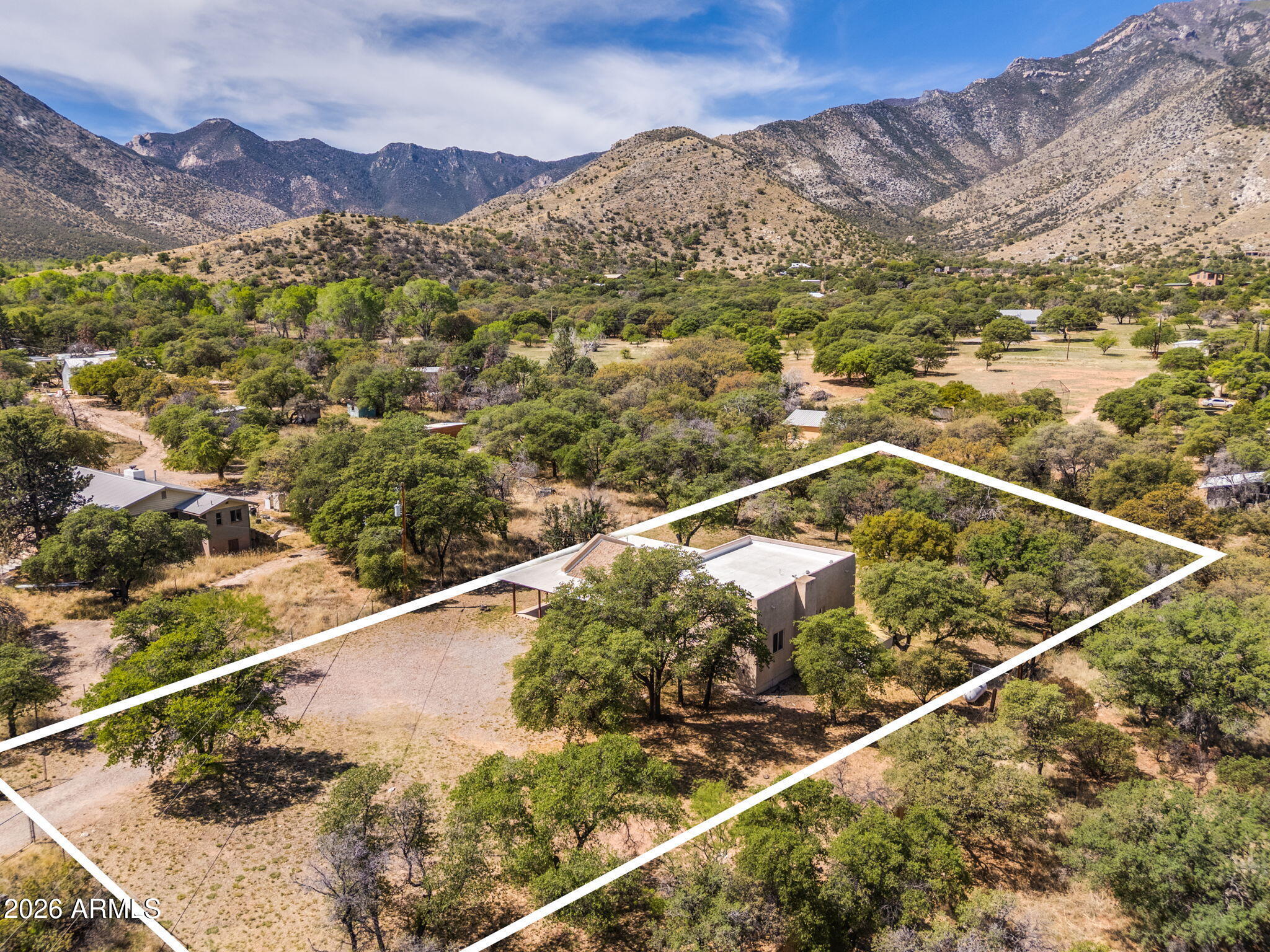 9626 South Turkey Track Road Hereford, AZ 85615 - Photo 53 of 54 Aerial - 9626 Turkey Track Rd