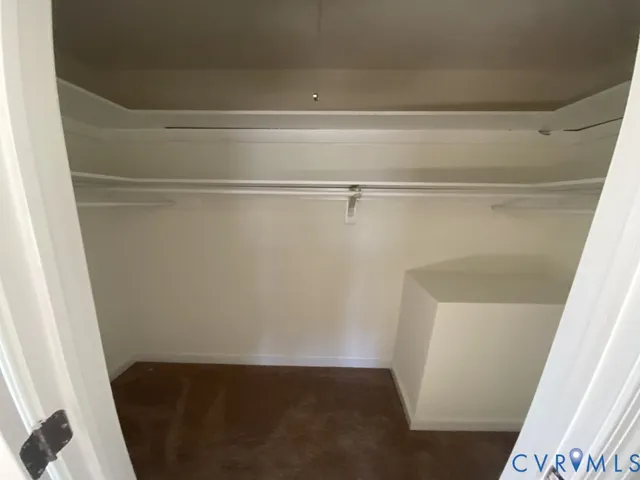 a close view of closet