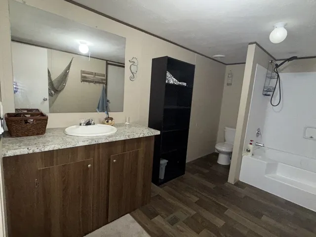 a room with storage and utility