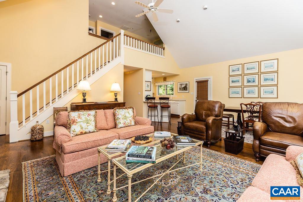 91 Bear Run Wintergreen, VA 22967 - Photo 11 of 54 a living room with furniture and a flat screen tv