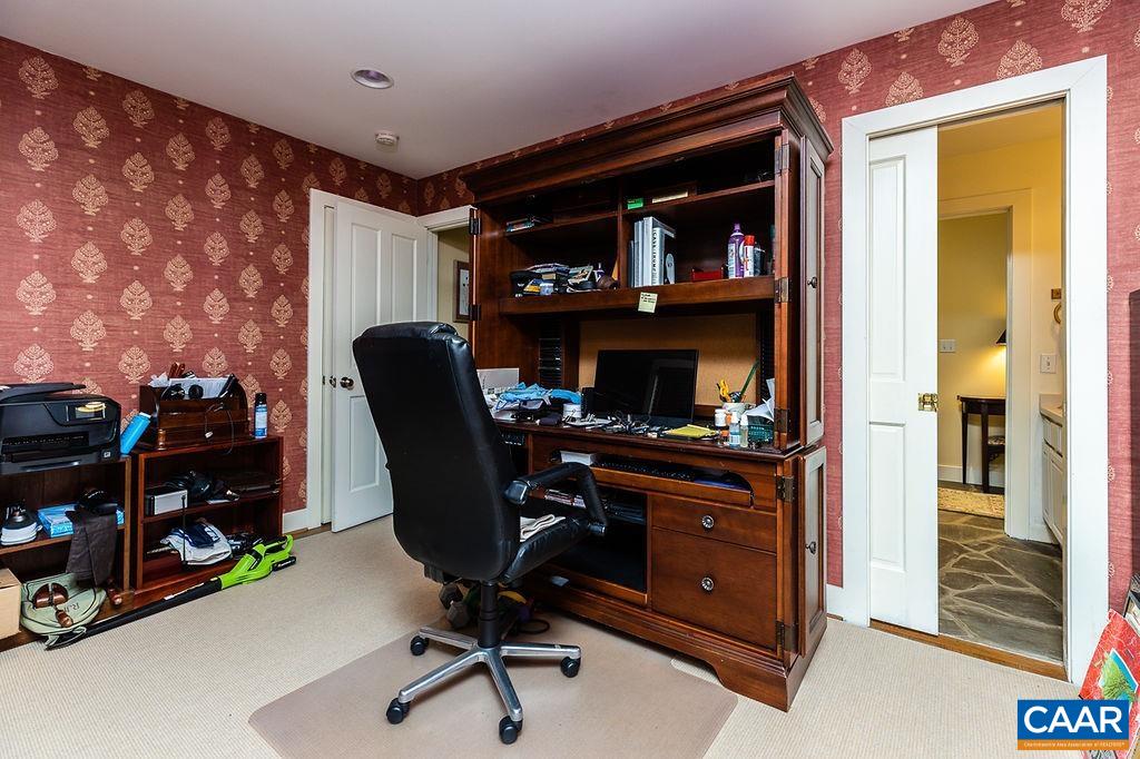 91 Bear Run Wintergreen, VA 22967 - Photo 16 of 54 a view of a workspace with furniture and a window