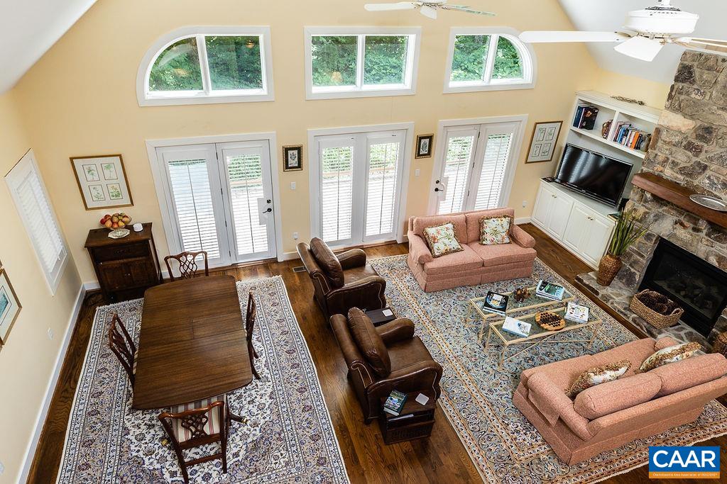 91 Bear Run Wintergreen, VA 22967 - Photo 22 of 54 a living room with furniture fireplace and a window