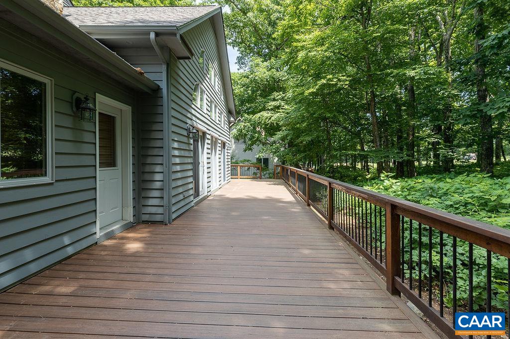 91 Bear Run Wintergreen, VA 22967 - Photo 32 of 54 a view of a house with backyard and wooden deck